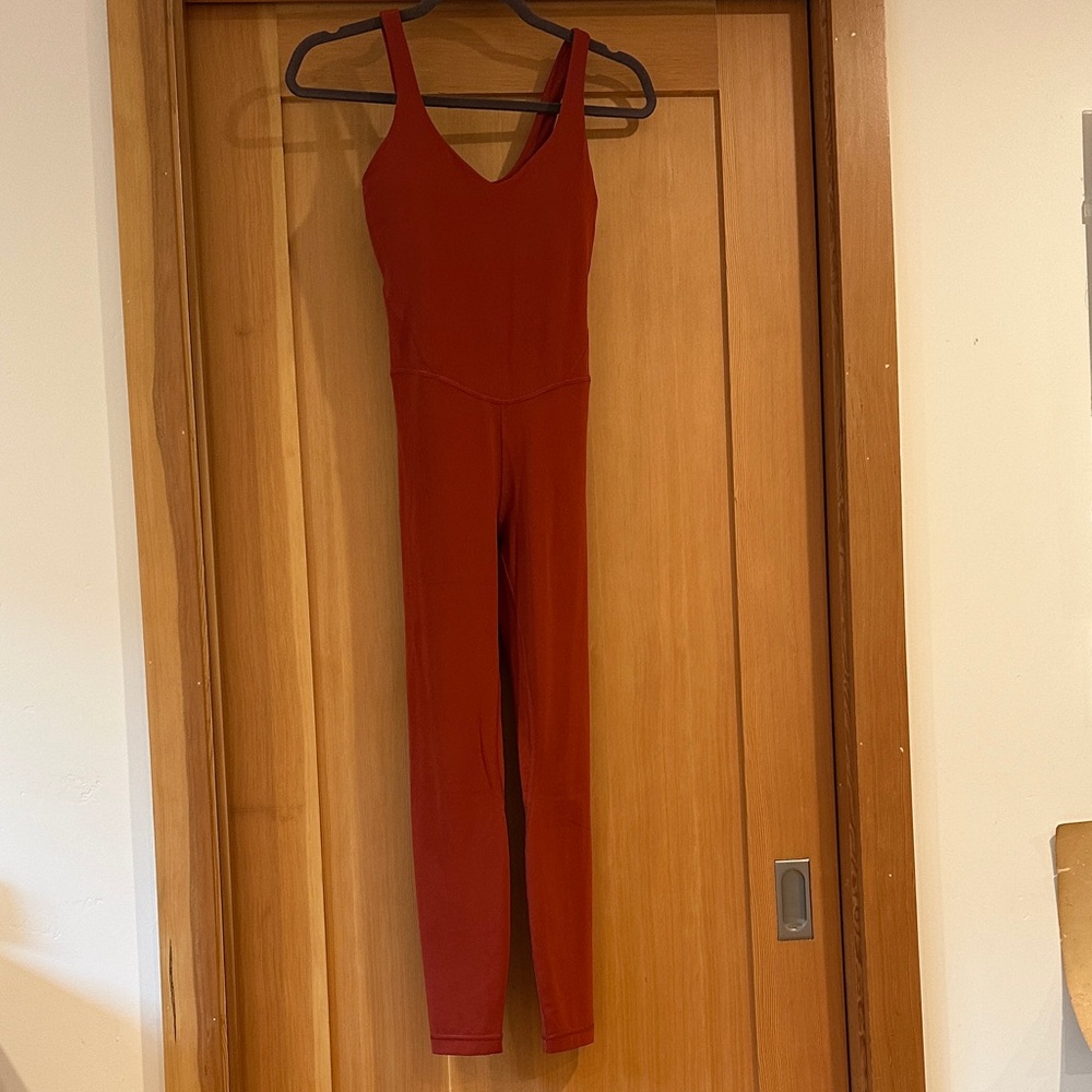 Lululemon Athletica Red Jumpsuit